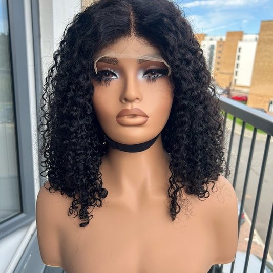 14” Pissy curl with 5x5 Glueless