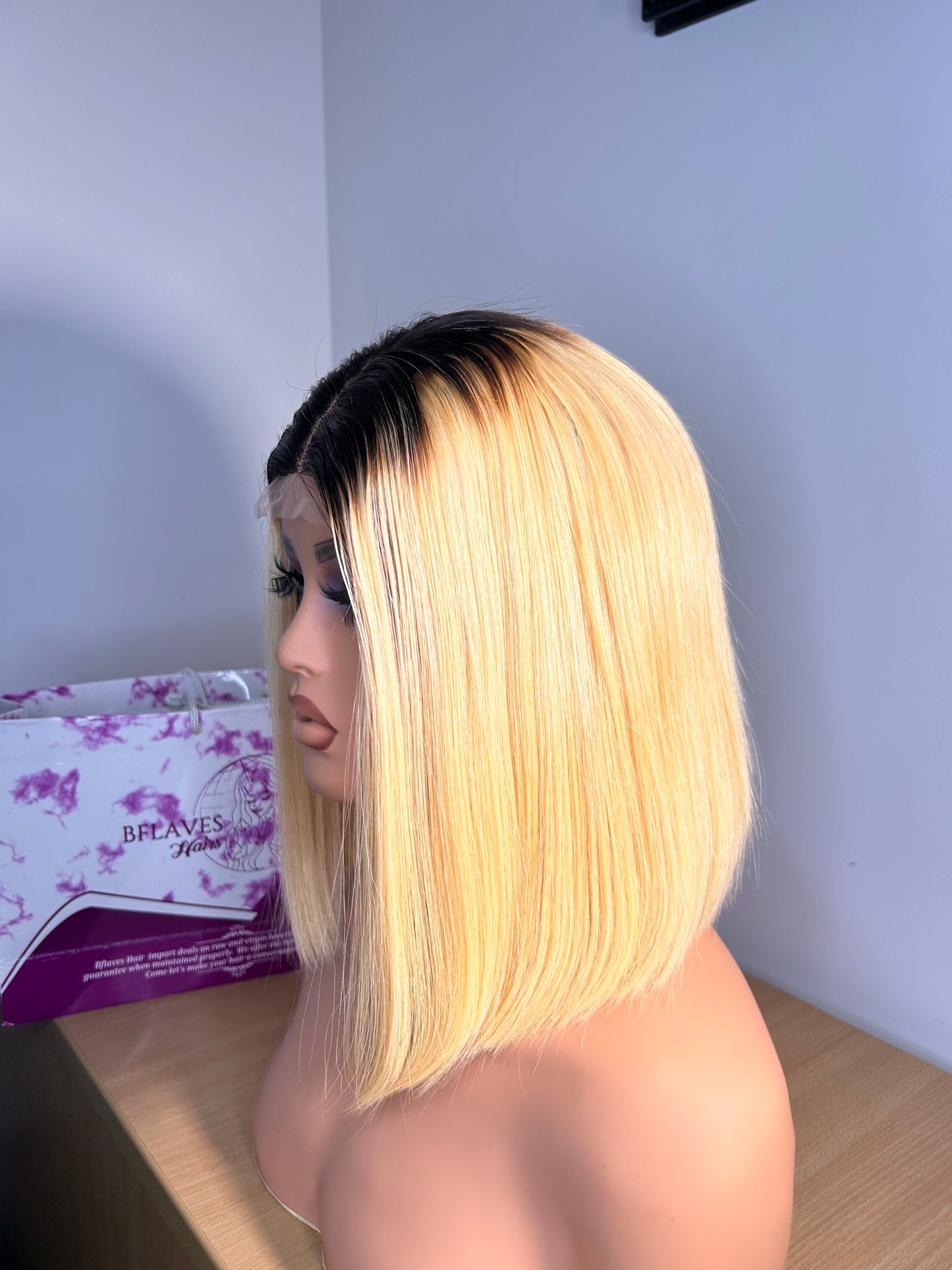 10” blonde bonestraight. Website Exclusive