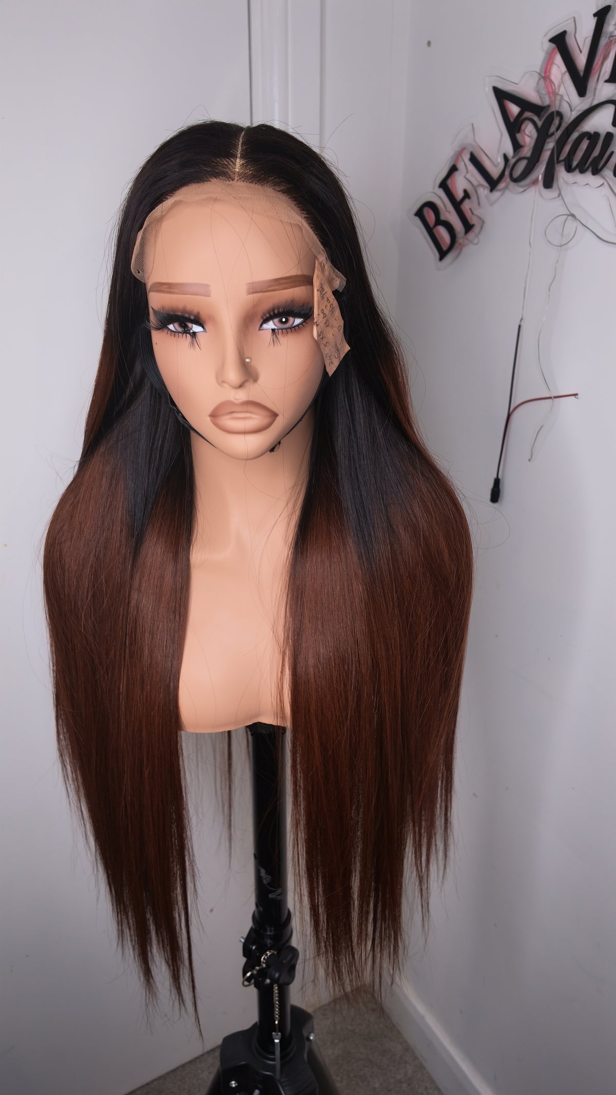 26” 5x5 Glueless sunset bonestraight